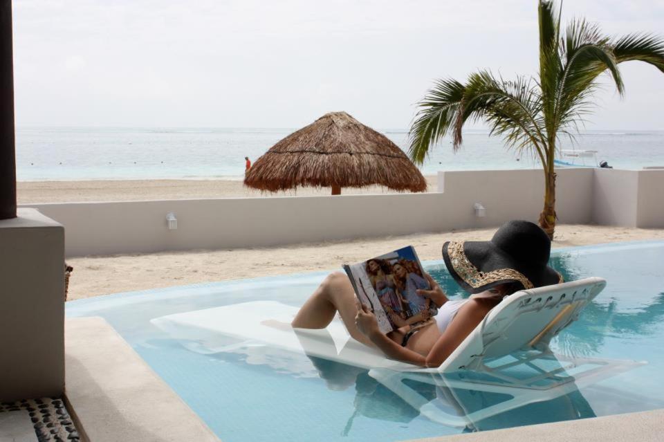 Vila Casa Brisa Y Mar Puerto Morelos Exteriér fotografie