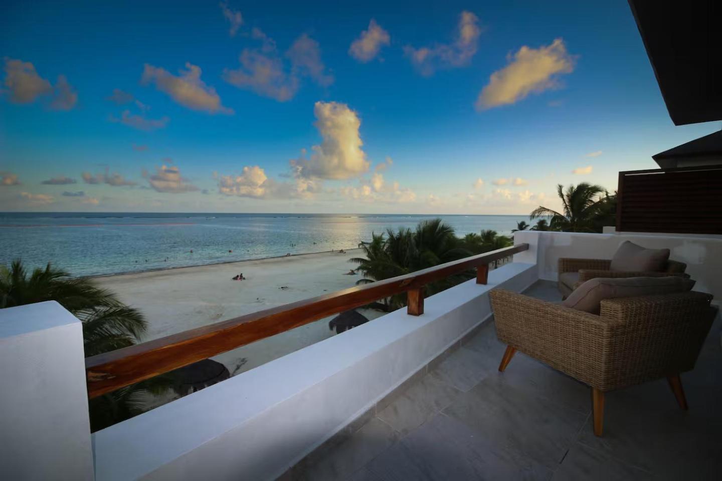 Vila Casa Brisa Y Mar Puerto Morelos Exteriér fotografie