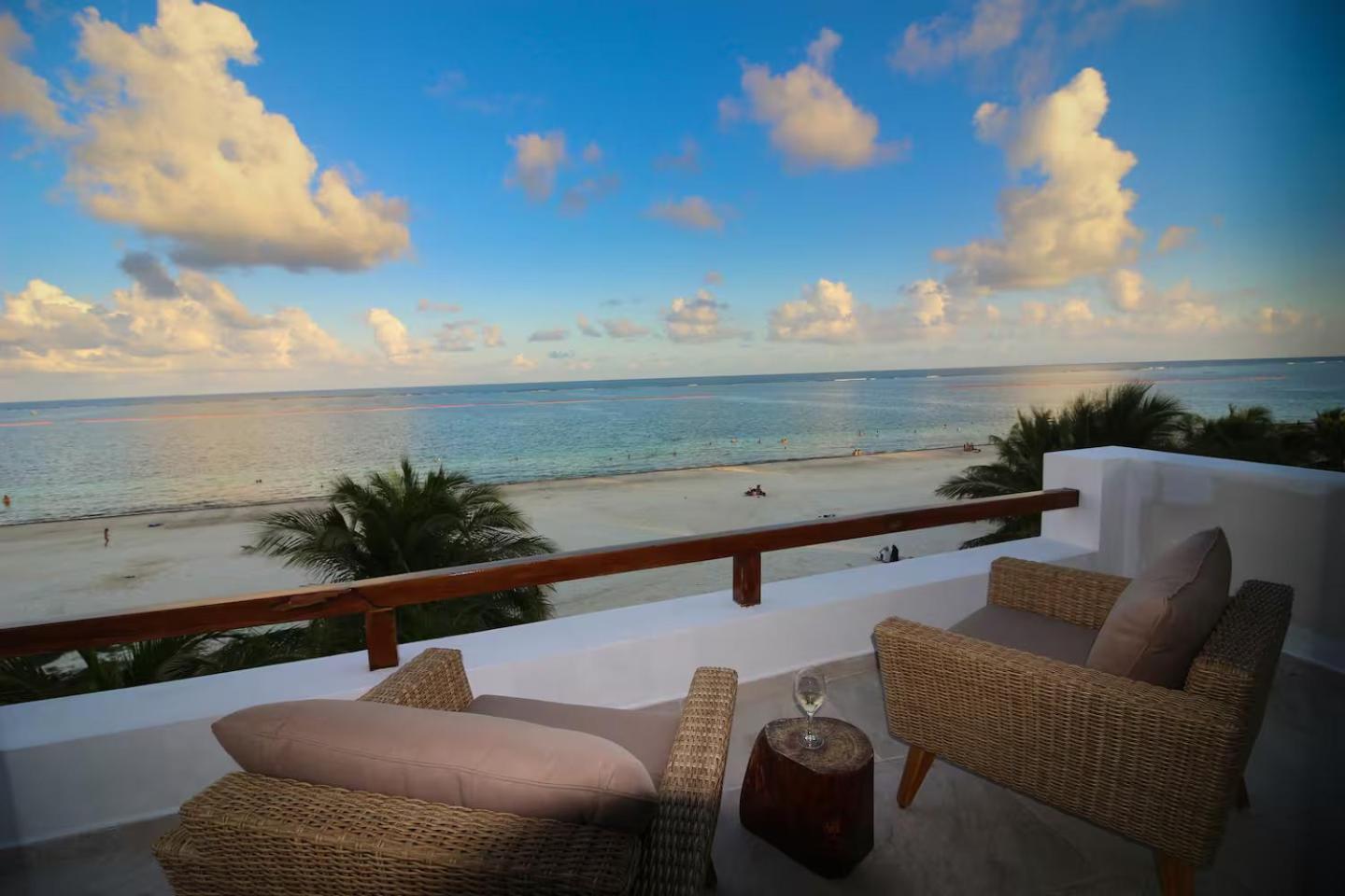 Vila Casa Brisa Y Mar Puerto Morelos Exteriér fotografie